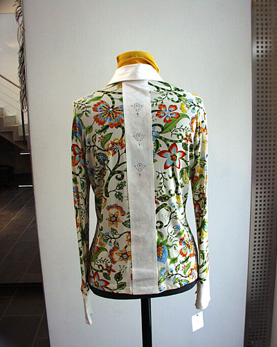 Blouse Flowers backside